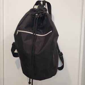 Collapsible Black Travel Bag Luggage Tag Backpack